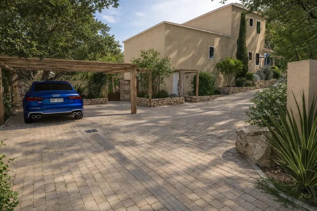 Aménagement espace parking